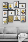 Minions 12 Parça Ahşap Mdf Tablo Zlltb253 - 1