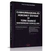 Cumhurbaşkanlığı Hükümet Sistemi - Murat Sezginer - 1
