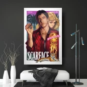 Scarface Tony Montana Cam Tablo | Hediyelik, Dekoratif, Ofis, Mutfak - 3