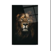 Aslan Cam Tablo | Hediyelik, Dekoratif, Ofis, Mutfak - 3