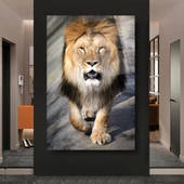 Aslan Cam Tablo | Hediyelik, Dekoratif, Ofis, Mutfak - 5