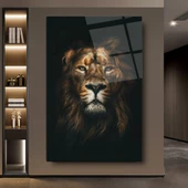 Aslan Cam Tablo | Hediyelik, Dekoratif, Ofis, Mutfak - 5
