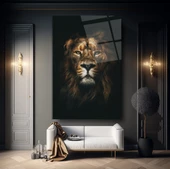Aslan Cam Tablo | Hediyelik, Dekoratif, Ofis, Mutfak - 6