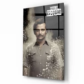 Pablo Escobar Narcos Cam Tablo | Hediyelik, Dekoratif, Ofis, Mutfak - 2