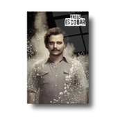 Pablo Escobar Narcos Cam Tablo | Hediyelik, Dekoratif, Ofis, Mutfak - 7