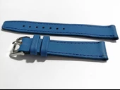 Fado  &Her Saate Uyumlu greyzi  Hakiki Deri Saat Kordonu 18   mm  (143)  Mavi thumbnail 2