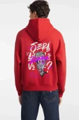 Unisex Baskılı Kapşonlu 3 İplik Hoodie Sweathirt  fm1.53KA - 1