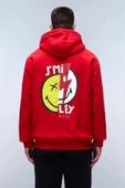 Unisex Baskılı Kapşonlu 3 İplik Hoodie Sweathirt  fm1.14KA thumbnail 1
