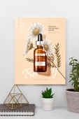 Organik Serum Kozmetik Cam Tablo | Hediyelik, Dekoratif, Ofis, Mutfak - 1