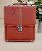 Dikey Deri Evrak Çantası Anahtar Kilitli A4 Uyumlu 8683255013685 - 2