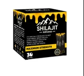 SHİLAJİT  TAKVİYE EDİCİ GIDA %100 Saf Shilajit 30'lu sachet  Ithal Shilajit +9 zengin çeşit 300 mg - 1