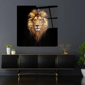 Aslan Cam Tablo | Hediyelik, Dekoratif, Ofis, Mutfak - 6