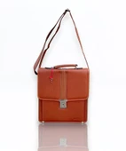 Dikey Deri Evrak Çantası Anahtar Kilitli A4 Uyumlu 8683255013685 - 6