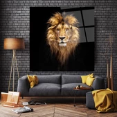 Aslan Cam Tablo | Hediyelik, Dekoratif, Ofis, Mutfak - 5