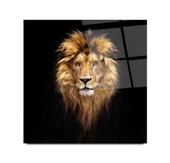 Aslan Cam Tablo | Hediyelik, Dekoratif, Ofis, Mutfak - 3