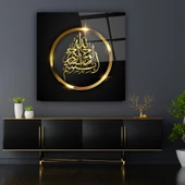 Besmele Cam Tablo | Hediyelik, Dekoratif, Ofis, Mutfak - 5