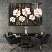 Çiçekler Cam Tablo | Hediyelik, Dekoratif, Ofis, Mutfak thumbnail 4