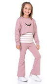 Kız Çocuk 3'lü Takım (Pantolon+Bluz+T-shirt) 12125 thumbnail 5