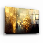 Soyut Cam Tablo | Hediyelik, Dekoratif, Ofis, Mutfak - 1