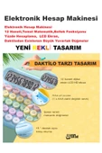 Yeni Tasarım  Renkli Büyük Düğme Elektronik Hesap Makinesi 14 Haneli  Temel Matematik  Yüzde Hesap - 2
