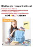 Yeni Tasarım  Renkli Büyük Düğme Elektronik Hesap Makinesi 14 Haneli  Temel Matematik  Yüzde Hesap - 3