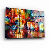 Yağlı Boya Cam Tablo | Hediyelik, Dekoratif, Ofis, Mutfak - 1