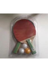 Ceo Sport Masa Tenisi Seti 2 Raket+3 Top CEO-SP0004 - 1