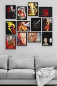 One Punch Man 12 Parça Ahşap Mdf Tablo Zlltb353 - 1