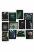 Slytherin 12 Parça Ahşap Mdf Tablo Zlltb269 - 2