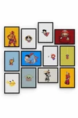 Movies 12 Parça Ahşap Mdf Tablo Zlltb384 - 2