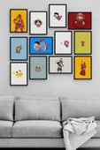 Movies 12 Parça Ahşap Mdf Tablo Zlltb384 - 1