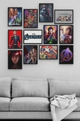Avengers 12 Parça Ahşap Mdf Tablo Zlltb415 - 1