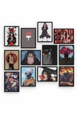 Itachi Uchiha 12 Parça Ahşap Mdf Tablo Zlltb379 - 2