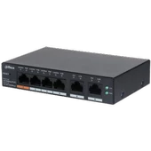 DAHUA CS4006-4ET-60 4 PORT 4XGE-2XGE YÖNETİLEBİLİR 60W POE SWİTCH - 1