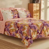 Karaca Home Ruiz Fuşya %100 Pamuk Çift Kişilik Nevresim Takımı - 1