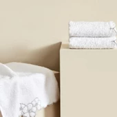 Karaca Home Vindy Silver 3Lü Havlu Seti - 1