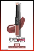 Loreal Paris Infaillible 2-step 24 Saat Kalıcı Likit Ruj & Balm - 101 Everlasting Paris - 1