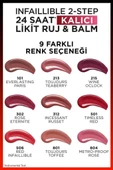 Loreal Paris Infaillible 2-step 24 Saat Kalıcı Likit Ruj & Balm - 101 Everlasting Paris - 6