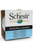 Schesir Ton Balık ve Kalamarlı Yetişkin Kedi Konservesi 85 gr Skt: 03/2027 - 1