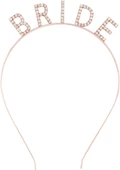 Nessiworld Rose Gold Renk Bekarlığa Veda Kristal Taş Bride Tacı İthal 16x10 cm - 1