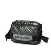 21K Barcelona Parlak Kumaş Askılı Kadın Postacı Çantası 3256 thumbnail 3