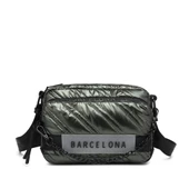 21K Barcelona Parlak Kumaş Askılı Kadın Postacı Çantası 3256 thumbnail 1