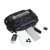 21K Barcelona Parlak Kumaş Askılı Kadın Postacı Çantası 3256 thumbnail 7