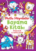 Mutlu Hayvanlar Boyama Kitabım - 1