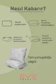 Bamboo Gri Serisi Kılıflı Antialerjik Fermuarlı Yıkanabilir Antialerjik Vakumlu Silikon Elyaf Yastık 50x70cm 800 gr - 5
