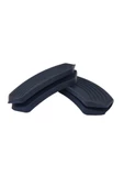 Silikon Tencere Tava Tutacağı Yanmaz Yapışmaz Tutamaç Set 9 X 4 Cm Siyah ( 1 Set 2 Adetten Oluşur ) - 1