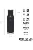Stanley The Adventure To-Go Bottle 1.0L / 1.1 QT Black - 2