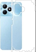 Realme Note 50 ile Uyumlu MAT TPU Arka Kaplama 360 - 1