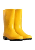 PALALI PVC UZUN SARI ÇİZME NO:38 - 1