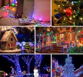 11m 100 Led RGB SOLAR thumbnail 3